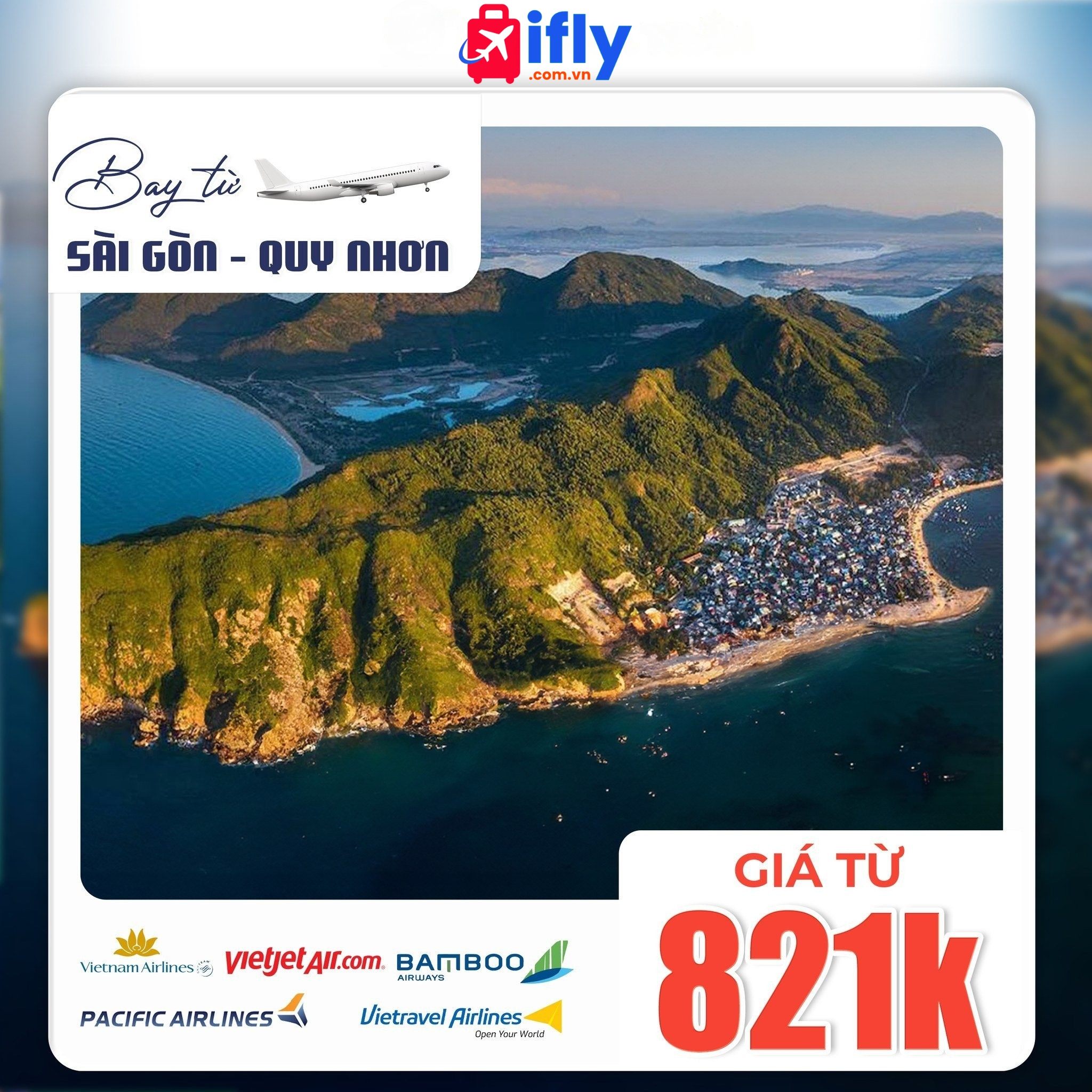 SGN ↔ Quy Nhơn từ 821K