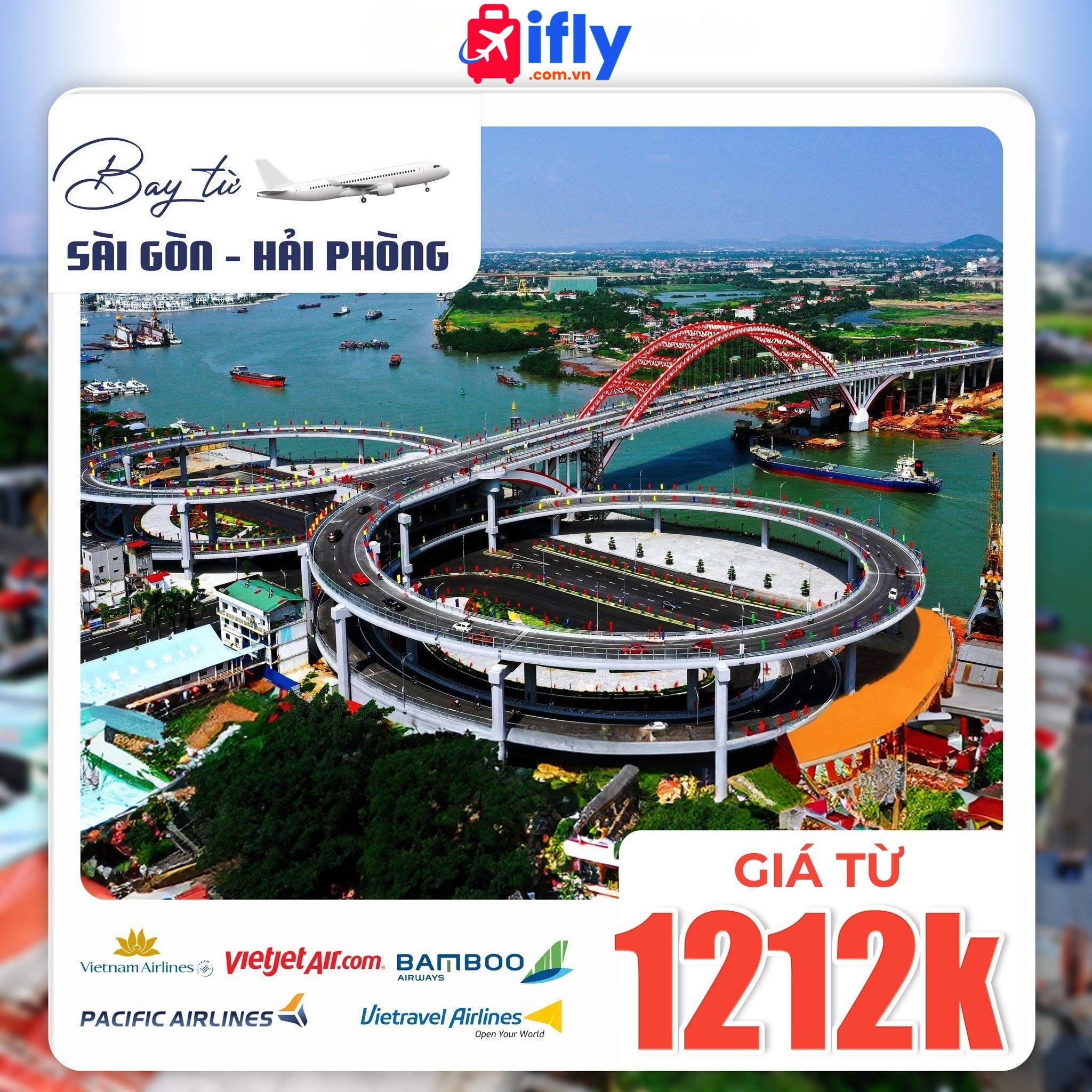 SGN ↔ Hải Phòng từ 1.212K