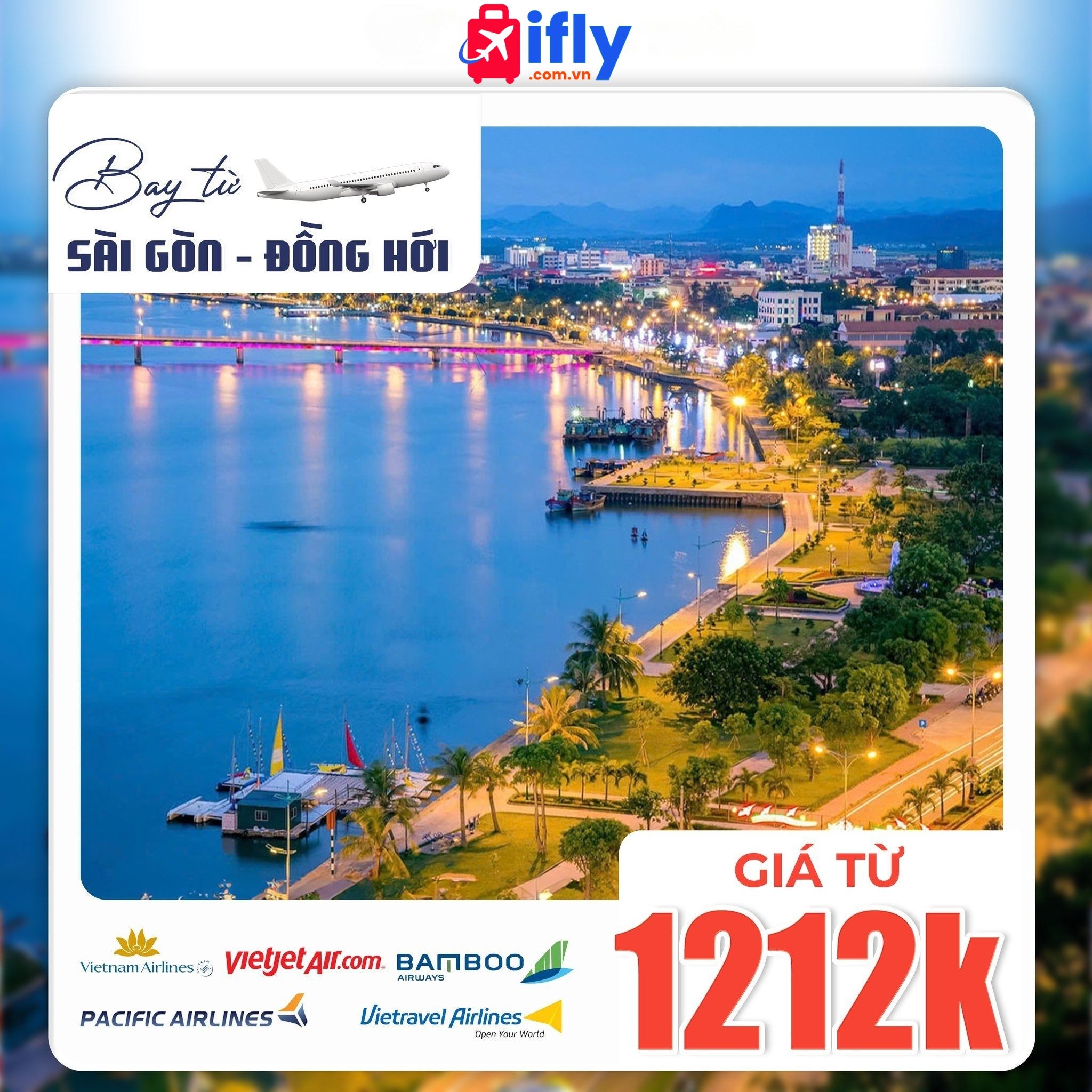 SGN ↔ Đồng Hới từ 1.212K