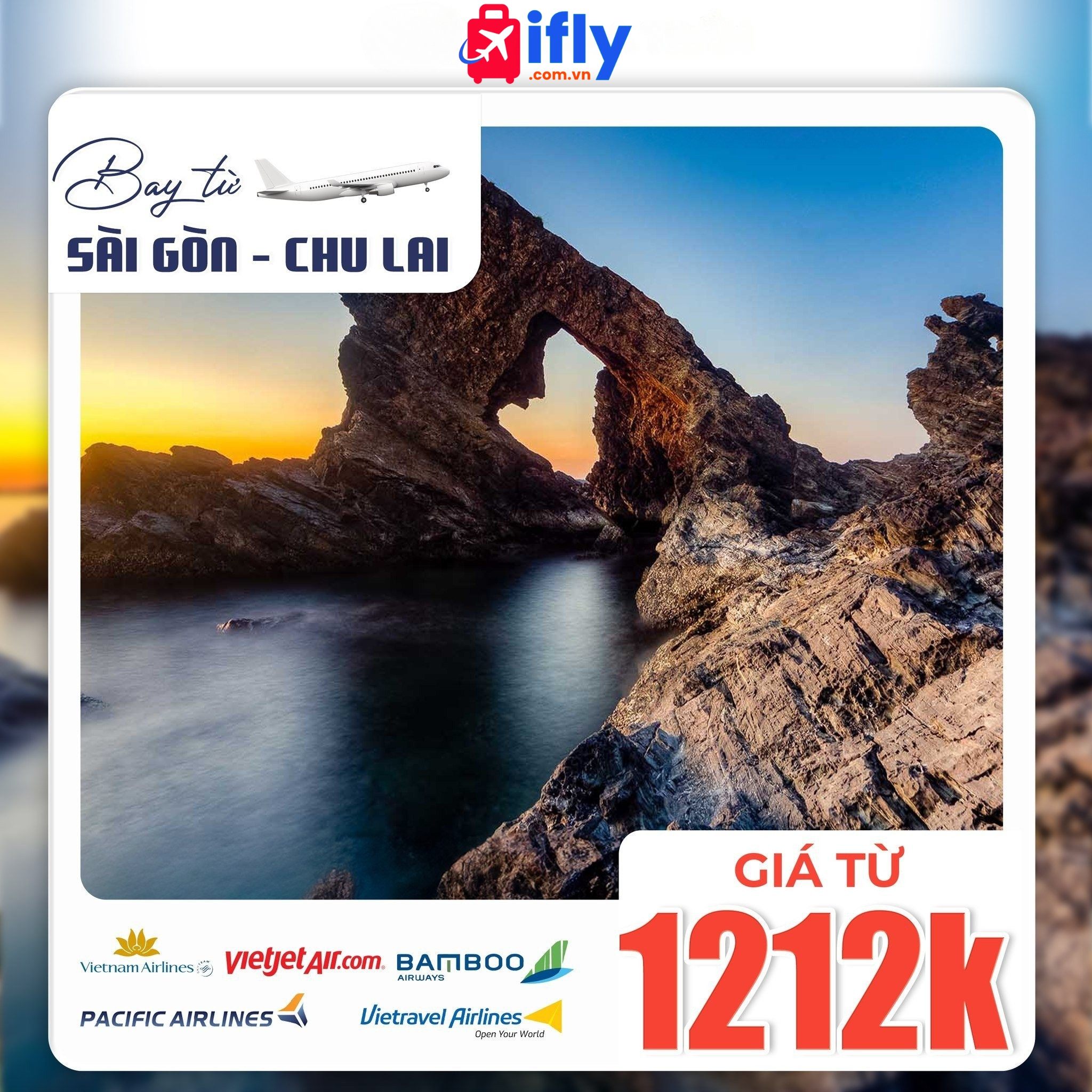 SGN ↔ Chu Lai từ 1.212K