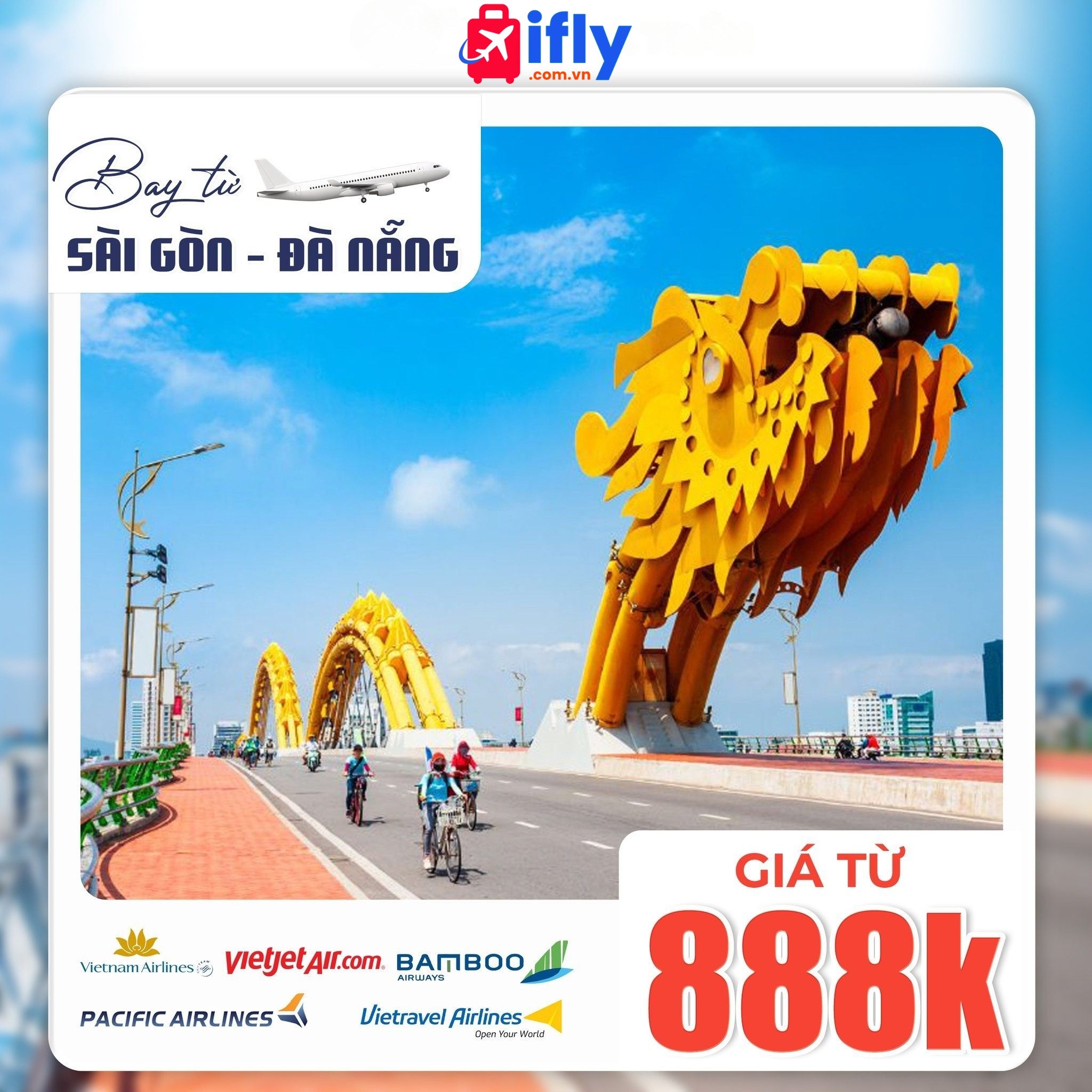 SGN ↔ Đà Nẵng từ 888K