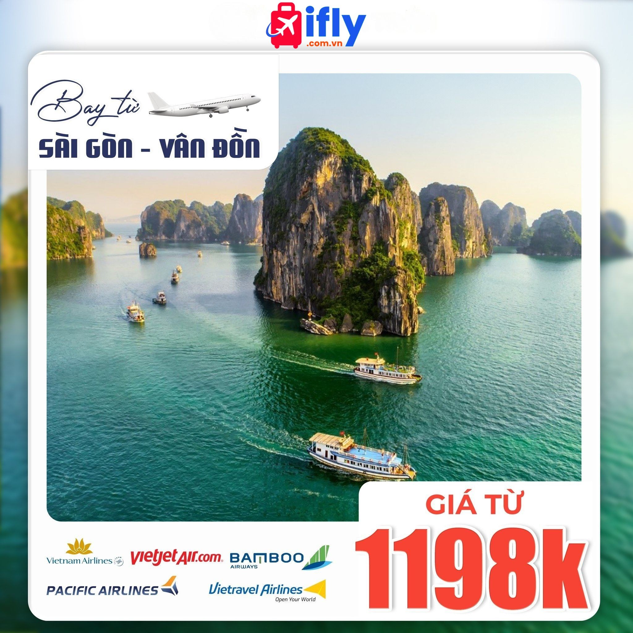 SGN ↔ Vân Đồn từ 1.198K
