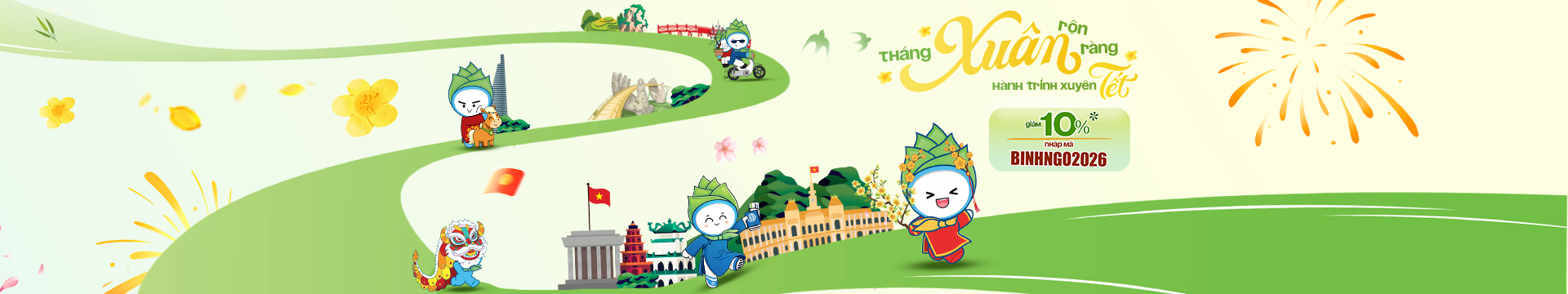 Bamboo Airways Tháng Xuân Rộn Ràng 2026