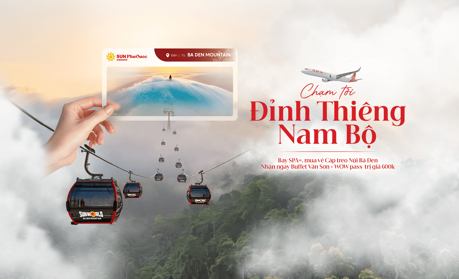 Chạm tới Đỉnh Thiêng Nam Bộ với ưu đãi WOW Pass và Buffet Vân Sơn