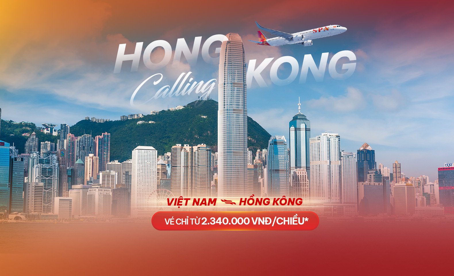 Ưu đãi bay thẳng Việt Nam đến Hồng Kông của Sun PhuQuoc Airways
