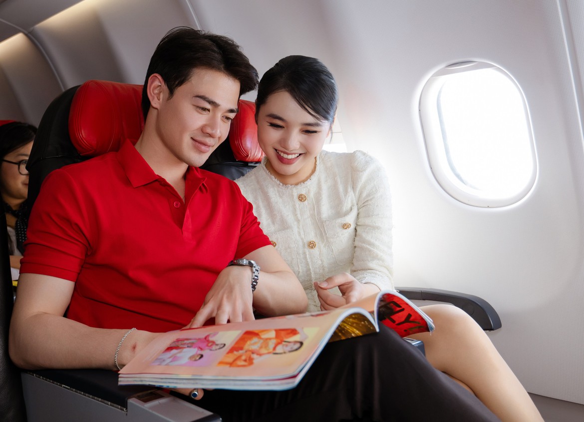 Hành khách trên chuyến bay Vietjet
