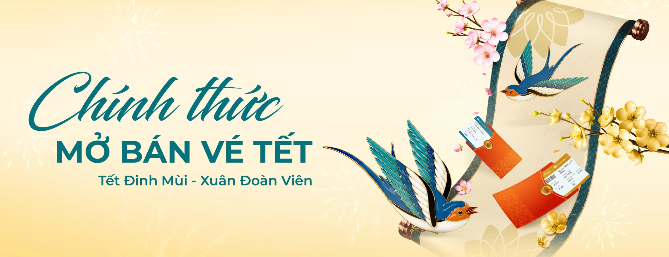 Vietnam Airlines mở bán vé Tết Đinh Mùi 2027