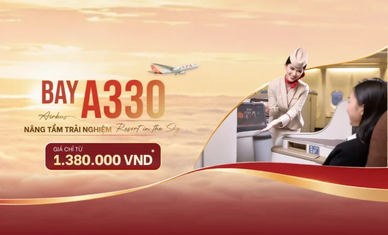 Sun PhuQuoc Airways khai thác A330 chặng Hà Nội – TP.HCM, giá từ 1,38 triệu đồng