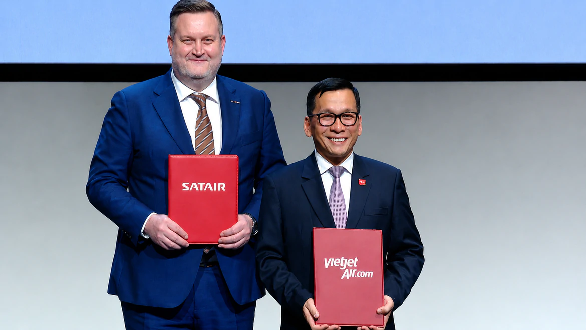 Đại diện Vietjet và Satair trao Biên bản ghi nhớ chiến lược tại Diễn đàn Doanh nghiệp Việt Nam – Đan Mạch ở Copenhagen